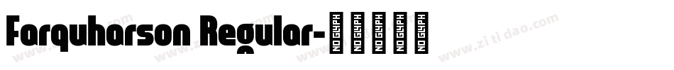 Farquharson Regular字体转换